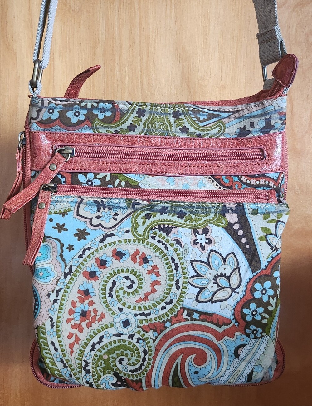 Alba Paisley Crossbody Bag